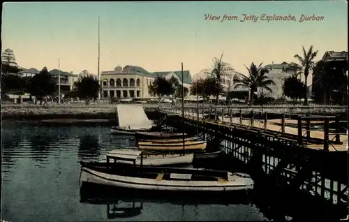 Ak Durban Südafrika, View from Jetty Esplanade