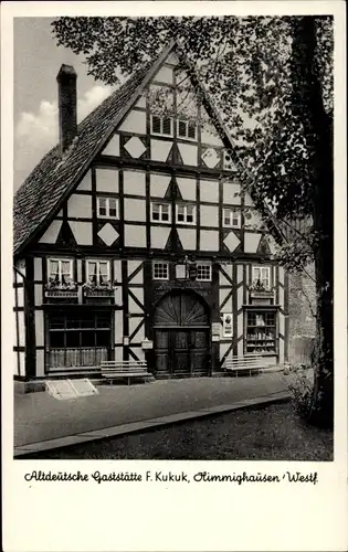 Ak Himmighausen Nieheim Westfalen, Altdeutsche Gaststätte