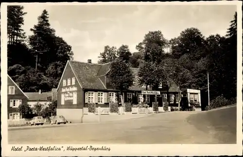 Ak Beyenburg Wuppertal in Nordrhein Westfalen, Hotel Porta Westfalica