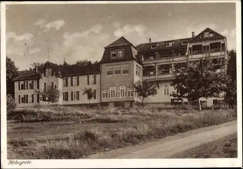 Ak Au an der Sieg Windeck im Rhein Sieg Kreis, Bibel und Erholungsheim Hohegrete