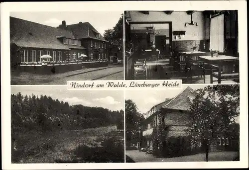 Ak Nindorf Hanstedt in der Lüneburger Heide, Gast und Pensionshaus Zum braunen Hirsch