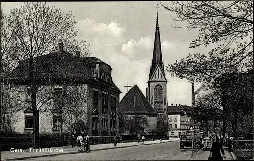 Ak Gera in Thüringen, Trinitatiskirche