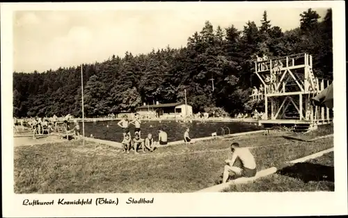 Ak Kranichfeld in Thüringen, Stadtbad