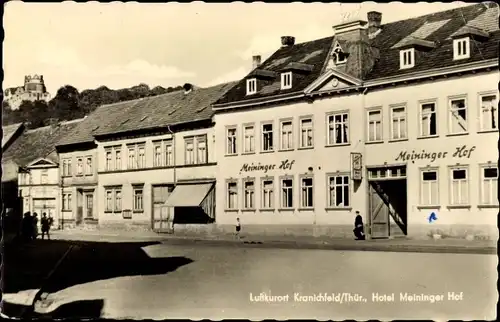 Ak Kranichfeld in Thüringen, Hotel Meininger Hof