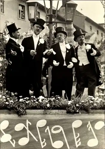 Ak Finsterwalde in der Niederlausitz, Die Sänger von Finsterwalde