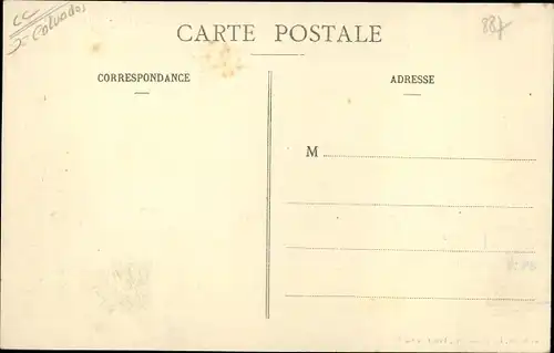 Ak Tourgeville Calvados, Villa de la Plage