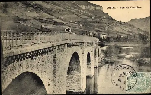 Ak Millau Aveyron, Pont de Cureplats