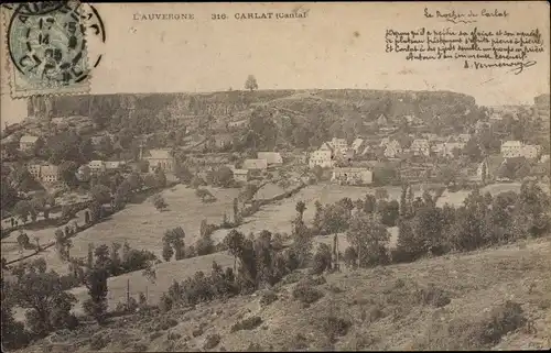 Ak Carlat Cantal, Panorama