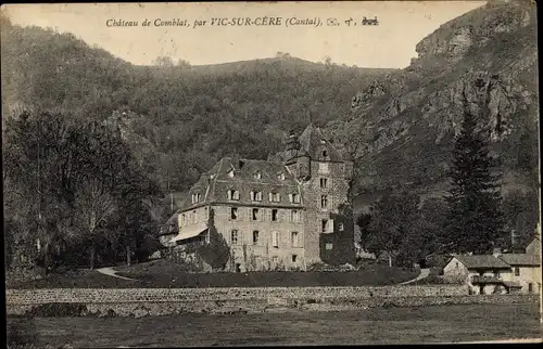 Ak Vic sur Cère Cantal, Chateau de Comblat