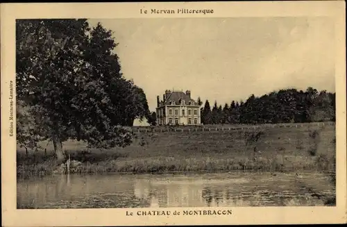 Ak Montbracon Dommartin Nièvre, Le Chateau