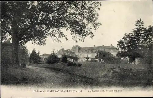 Ak Martray Semelay Nièvre, Le Chateau