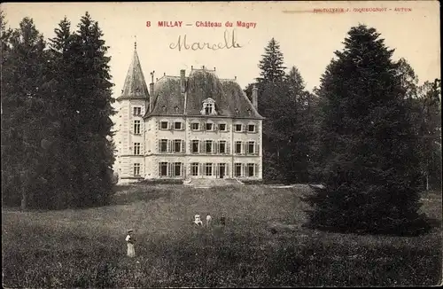 Ak Millay Nièvre, Chateau du Magny