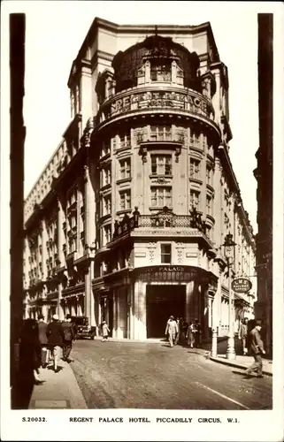 Ak London City England, Regent Palace Hotel, Piccadilly Circus