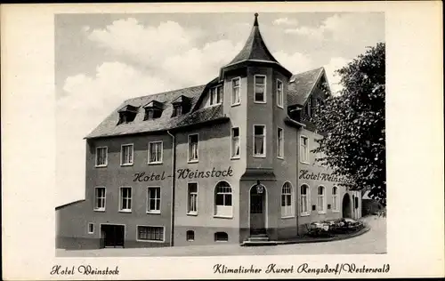 Ak Rengsdorf im Westerwald, Hotel Weinstock