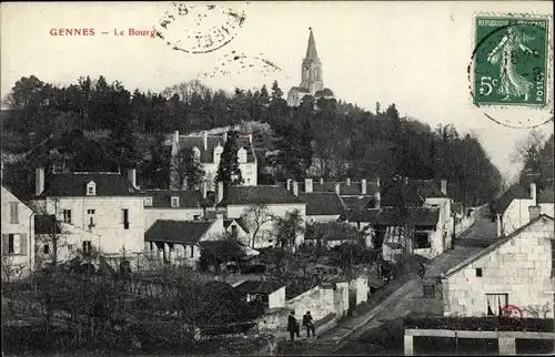 Ak Gennes Maine et Loire, Le Bourg