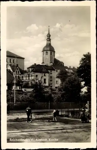 Ak Reichenbach im Vogtland, Altstadt, Kirche