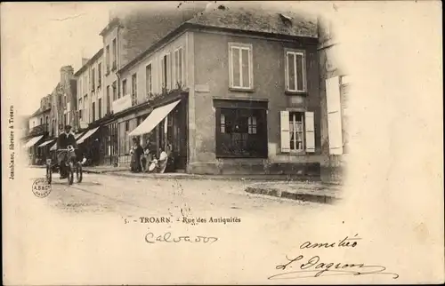 Ak Troarn Calvados, Rue des Antiquites