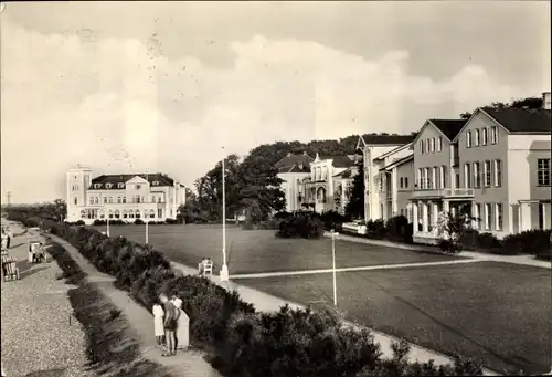 Ak Seebad Heiligendamm Bad Doberan, Fritz Reuter Haus an der Promenade