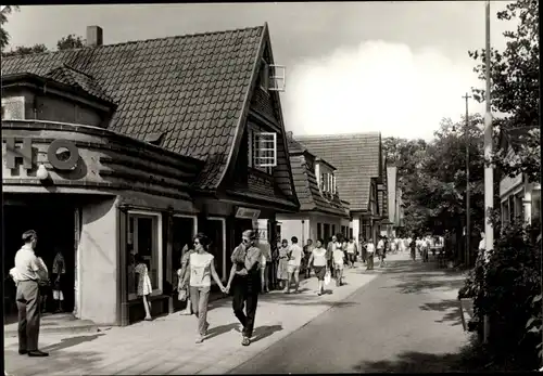 Ak Ostseebad Boltenhagen, Straßenpartie, Geschäfte