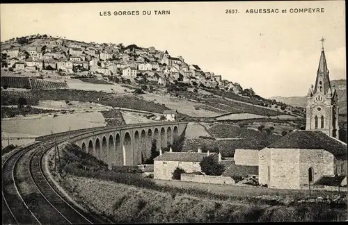 Ak Aguessac Aveyron, Compeyre, Les Gorges du Tarn