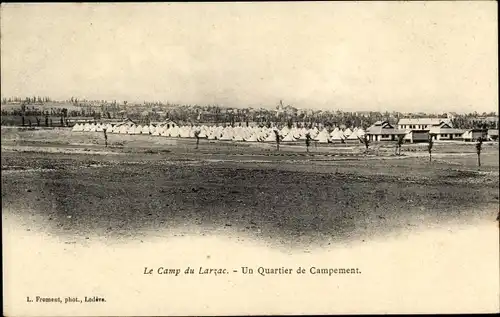 Ak Larzac Aveyron, Le Camp, Un Quartier de Campement