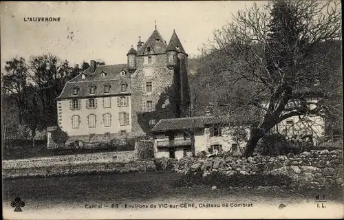 Ak Vic sur Cère Cantal, Chateau de Comblat