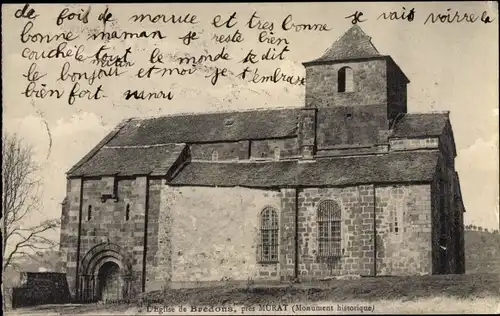 Ak Murat Cantal, L'Eglise de Bredons