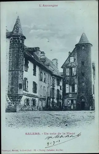 Ak Salers Cantal, Un Coin de la Place