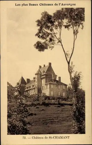 Ak Saint Chamant Cantal, Le Chateau