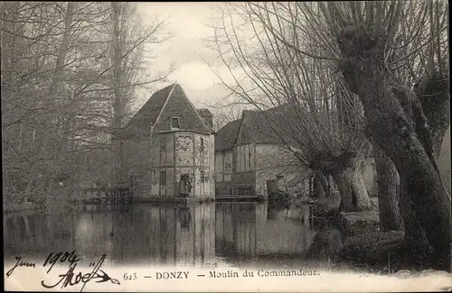 Ak Donzy Nièvre, Moulin du Commandeur