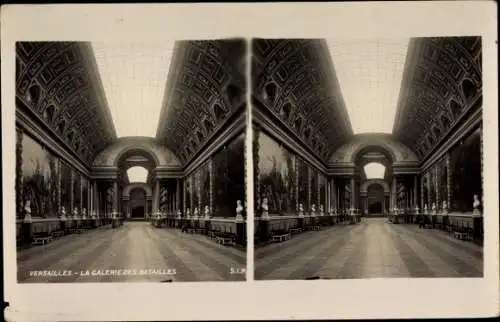 Stereo Ak Versailles Yvelines, La Galerie des Batailles