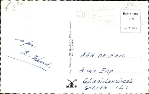 Ak Wanneperveen Overijssel, Ronduite