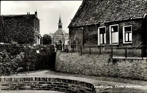 Ak Hardenberg Overijssel Niederlande, Oude stadsmuur