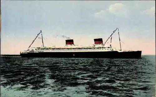 Ak CGT Dampfer Liberte, Compagnie Générale Transatlantique, French Line