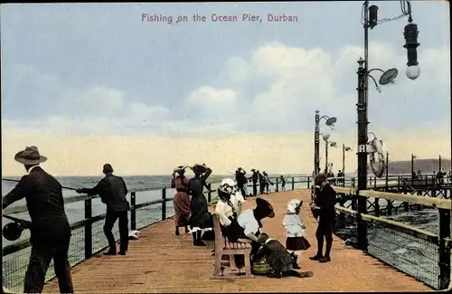 Ak Durban Südafrika, Fishing on the Ocean Pier