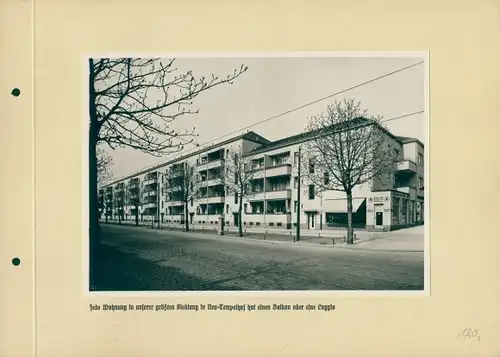 Foto Berlin Tempelhof, Siedlung, Spar- und Bauverein