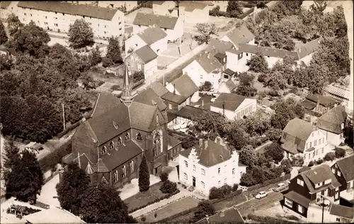 Ak Burscheid in Nordrhein Westfalen, Fliegeraufnahme