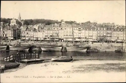 Ak Trouville Calvados, Vue générale