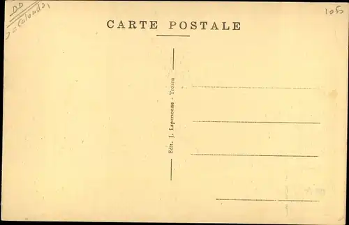 Ak Troarn Calvados, L'Ecole et la Gendarmerie, l'Entree du bourg