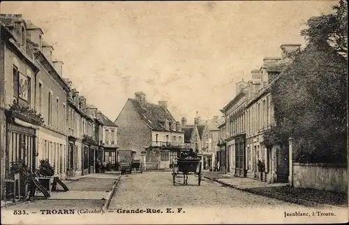 Ak Troarn Calvados, Grande Rue