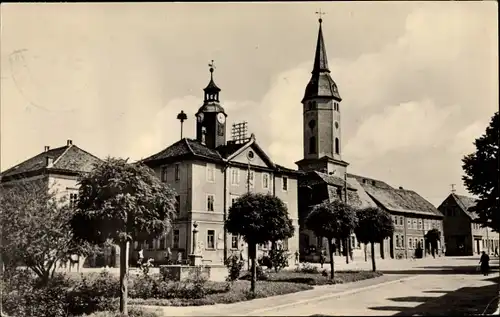 Ak Bürgel in Thüringen, Karl Marx Platz