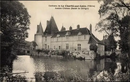 Ak La Charité sur Loire Nièvre, Ancien Chateau