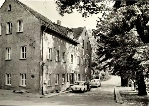 Ak Scheergrund Leisnig in Sachsen, Gaststätte und Hotel Scheergrund