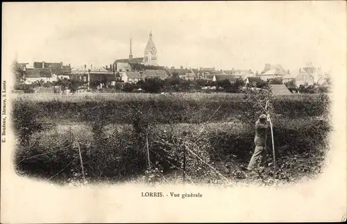 Ak Lorris Loiret, Vue generale