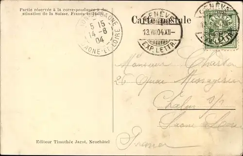 Buchstaben Ak Genève Genf Schweiz, Miniaturansichten