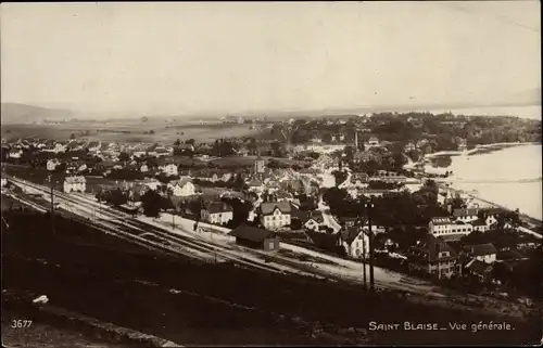 Ak Saint Blaise Kanton Neuenburg, Vue générale