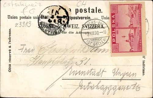 Ak Buchs Kanton Sankt Gallen, Schloss, Teilansicht