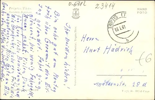 Ak Triptis in Thüringen, Raststätte Rodaborn