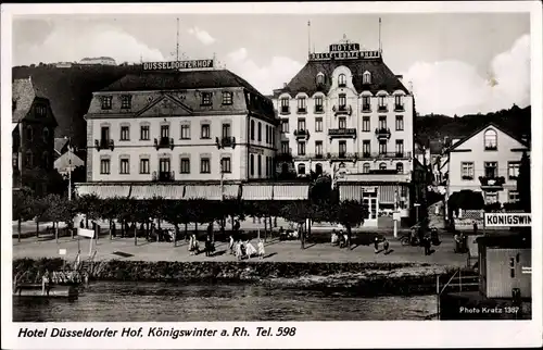 Ak Königswinter am Rhein, Hotel Düsseldorfer Hof