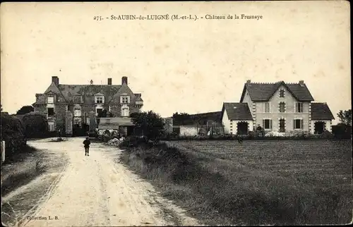 Ak Saint Aubin de Luigné Maine et Loire, Chateau de la Fresnaye